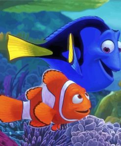 Finding Nemo Fish Art Paint By Numbers