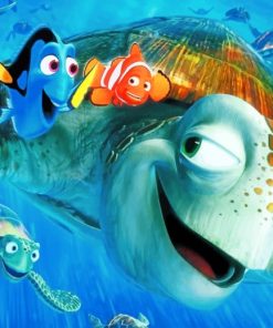 Finding Nemo Cartoon Paint By Numbers
