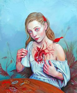 Heart-Themed Aesthetic Paint By Numbers