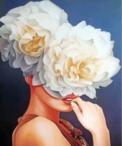 Floral Woman in Full Bloom Paint By Numbers