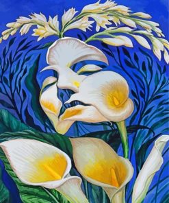 Flowers and Faces Paint By Numbers