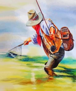 Fly Fishing Aesthetic Paint By Numbers
