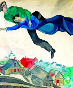 Marc Chagall Flying Lovers Paint By Numbers