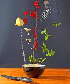Aesthetic Food Paint By Numbers