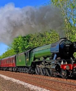 Historic Flying Scotsman Paint By Numbers
