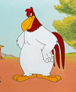 Foghorn Leghorn Cartoon Paint By Numbers
