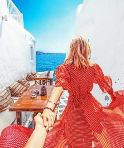 Discover Santorini Magic Paint By Numbers