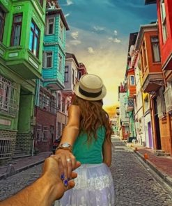 Follow Me To Colorful Travelers Paint By Numbers