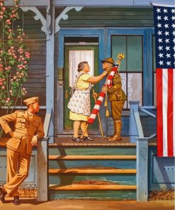 Stevan Dohanos Independence Parade Paint By Numbers
