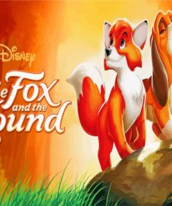 Disney Fox and Hound Paint By Numbers