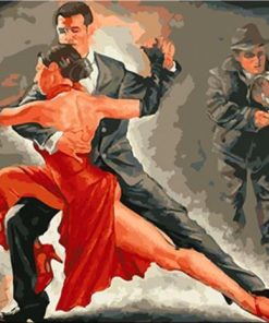 Romantic Couple Tango Dance Paint By Numbers