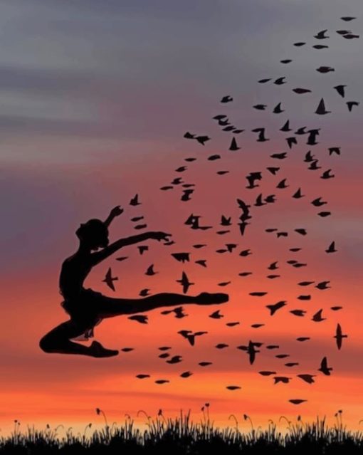 free-girl-silhouette-paint-by-number