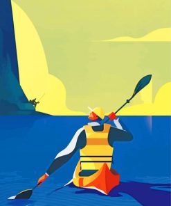 Freeboating Kayak Adventure Paint By Numbers