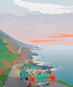 Friends Travel Adventure Paint By Numbers