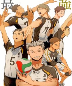 Fukurodani Haikyu Style Paint By Numbers