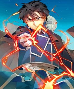 Fullmetal Alchemist Roy Mustang Paint By Numbers