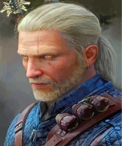Geralt The Witcher Paint By Numbers
