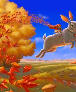 Giant Rabbit Surrealism Paint By Numbers