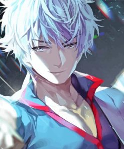 Gintoki Sakata Anime Paint By Numbers