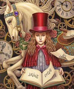 Mysterious Woman Paint By Numbers