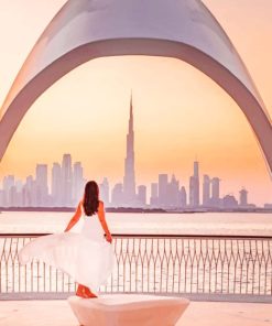 Explore Dubai's Vibrant Wonders Paint By Numbers