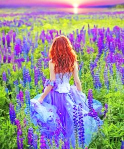 Lavender Fields Magic Paint By Numbers