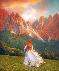 Mountain Adventure Dress Paint By Numbers