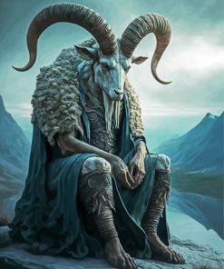 Fantasy Goat Paint By Numbers