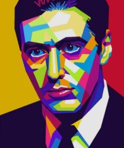 Colorful Michael Corleone Godfather Paint By Numbers