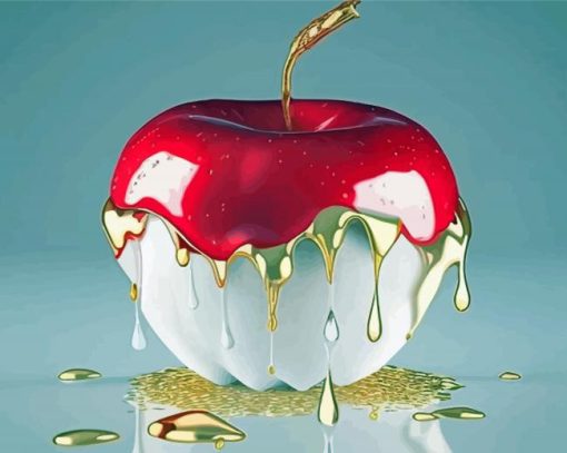 golden-apple-paint-by-number