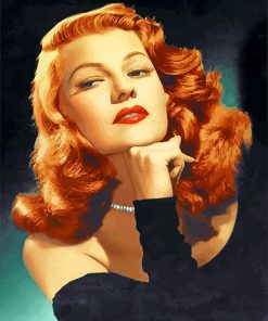 Rita Hayworth Classic Paint By Numbers