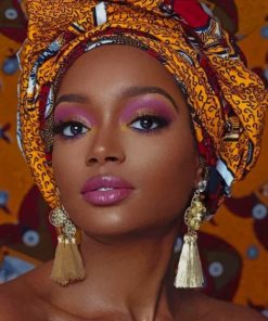 Gorgeous African Girl Paint By Numbers