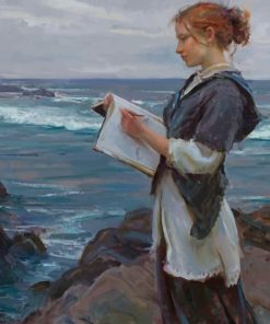 Gorgeous Nerdy Beach Scene Paint By Numbers