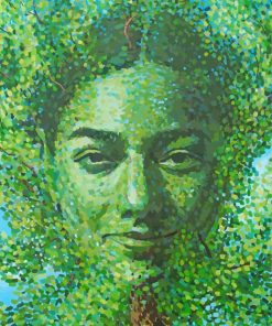 Green Mother Nature Tree Paint By Numbers