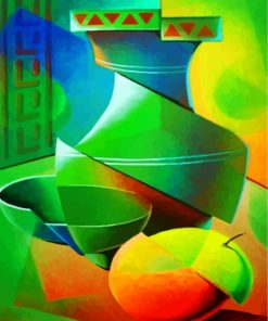 Green Apple Paint By Numbers