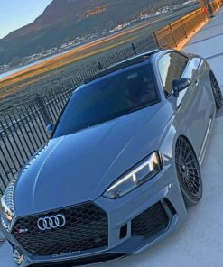 Grey Audi RS5 Sport Cars Paint By Numbers