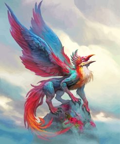 Griffin Mythical Creature Paint By Numbers