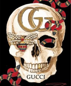 Gucci Skull Art Paint By Numbers
