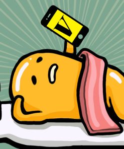 Easy Gudetama Cartoons Paint By Numbers