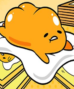 Easy Gudetama Painting Fun Paint By Numbers