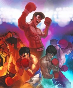 Hajime No Ippo Boxing Anime Paint By Numbers