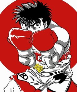 Mamoru Hajime No Ippo Anime Paint By Numbers