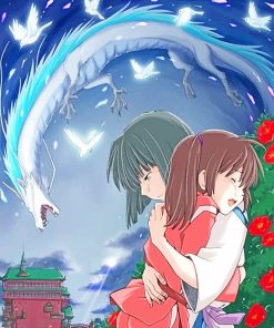 Haku Chihiro Anime Paint By Numbers