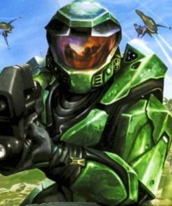 Master Chief Halo Paint By Numbers