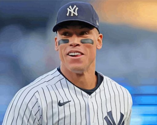 handsome-Aaron-judge-paint-by-number