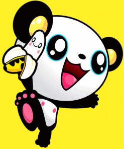 Happy Panda Fun Paint By Numbers