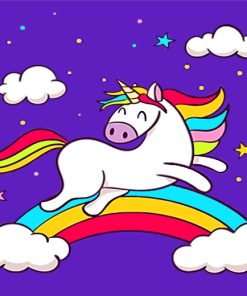 Easy Unicorn Paint By Numbers for Kids