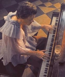 Harry Styles Piano Theme Paint By Numbers