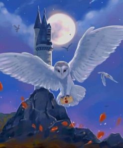Hedwig Harry Potter Owl Paint By Numbers