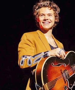 Harry Styles Yellow Vibe Paint By Numbers